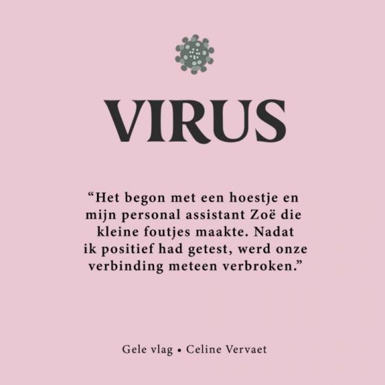 Celine Vervaet Virusverhalen liefde in tijden van corona Gele vlag